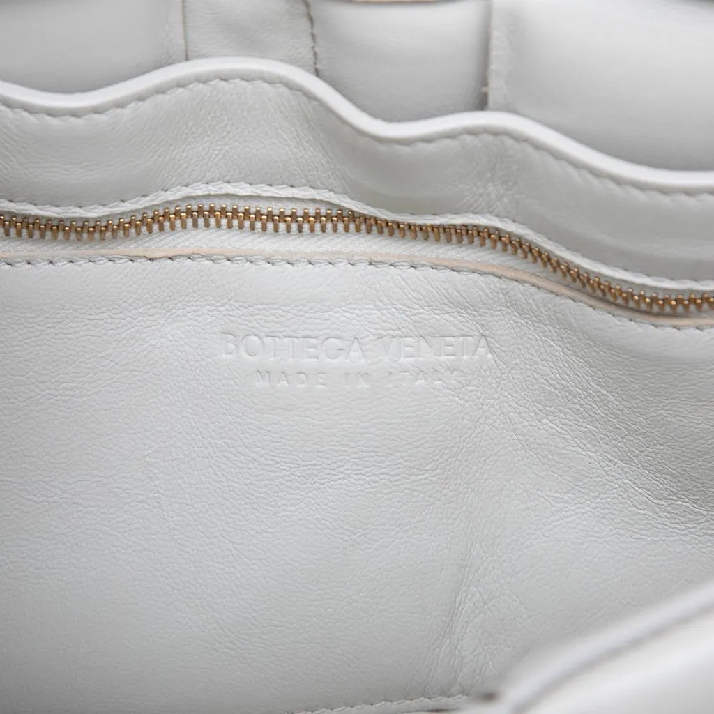Bottega Veneta Nappa Intrecciato Padded Cassette Crossbody White Leather Very good - Box View