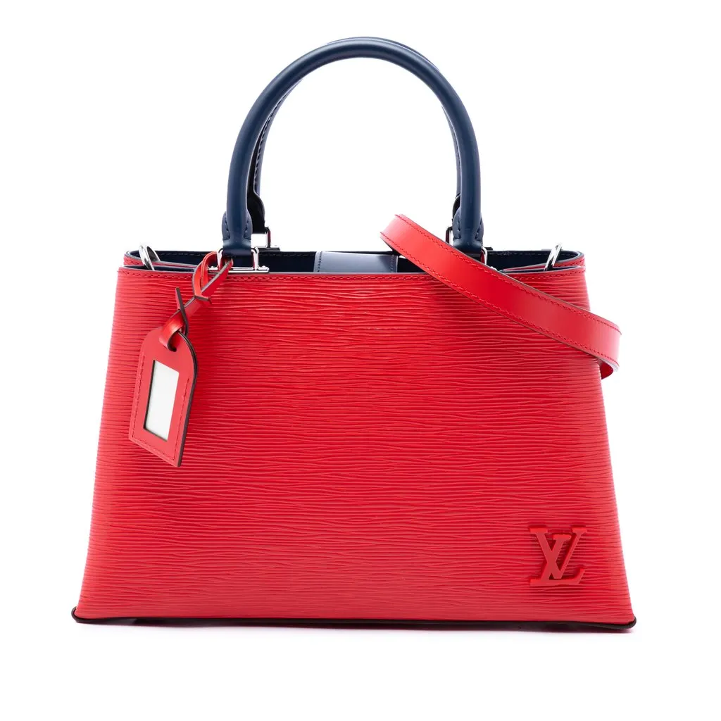 Louis Vuitton Epi Kleber PM Red Leather Very good - Front View