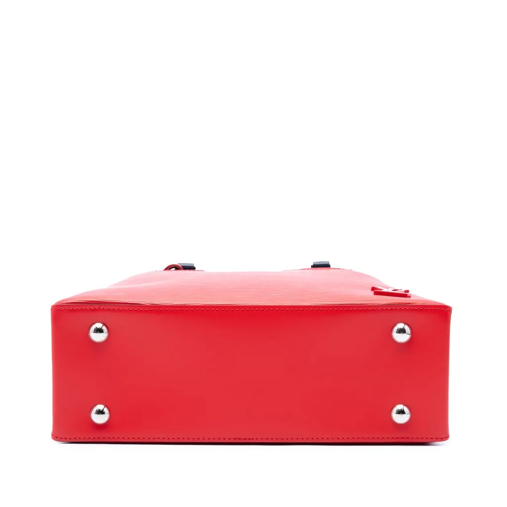Louis Vuitton Epi Kleber PM Red Leather Very good - Inside View
