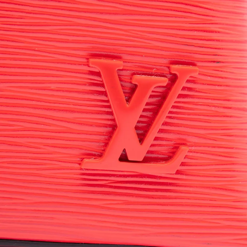 Louis Vuitton Epi Kleber PM Red Leather Very good - Box View