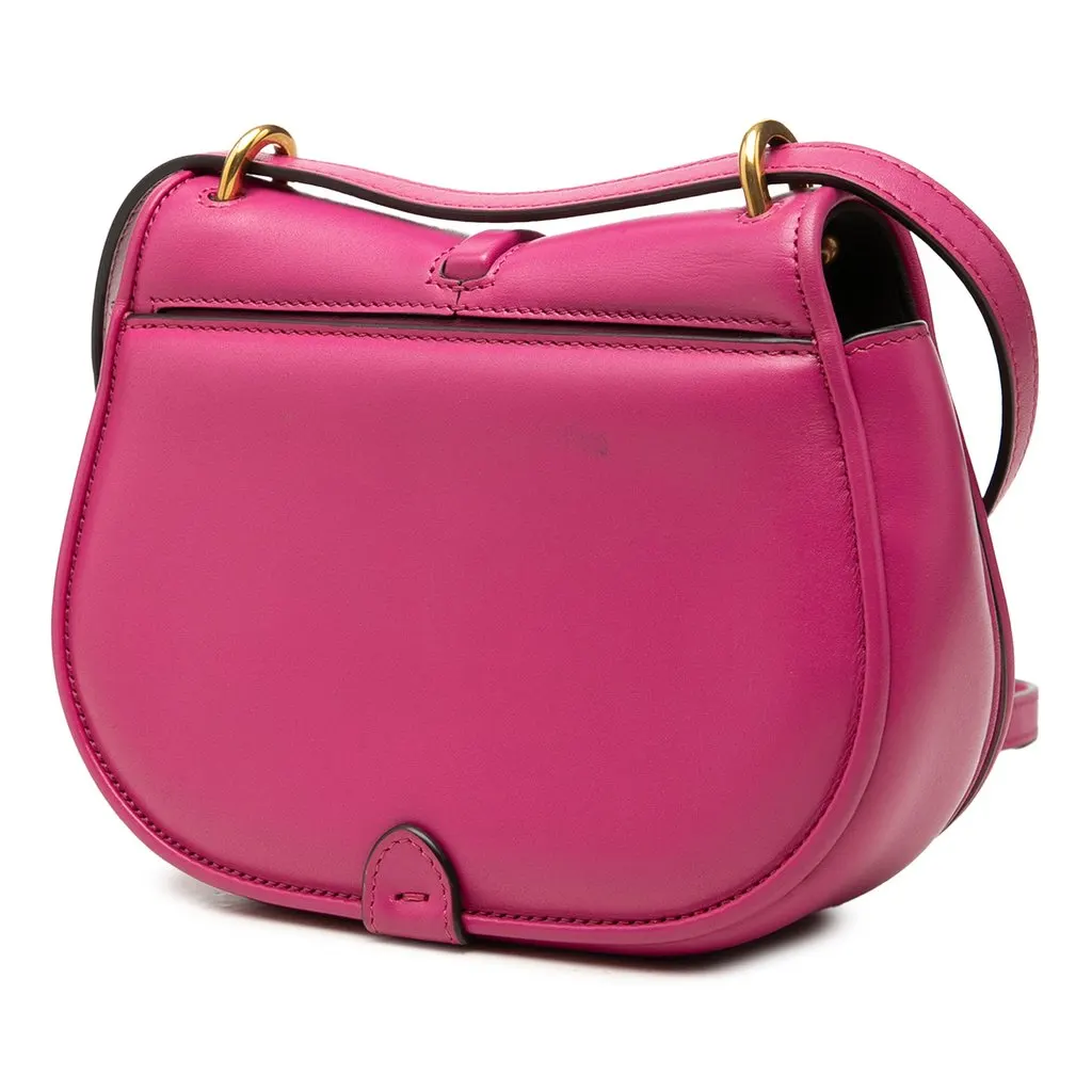 Fendi Mini Leather C mon Crossbody Pink Leather Very good - Back View