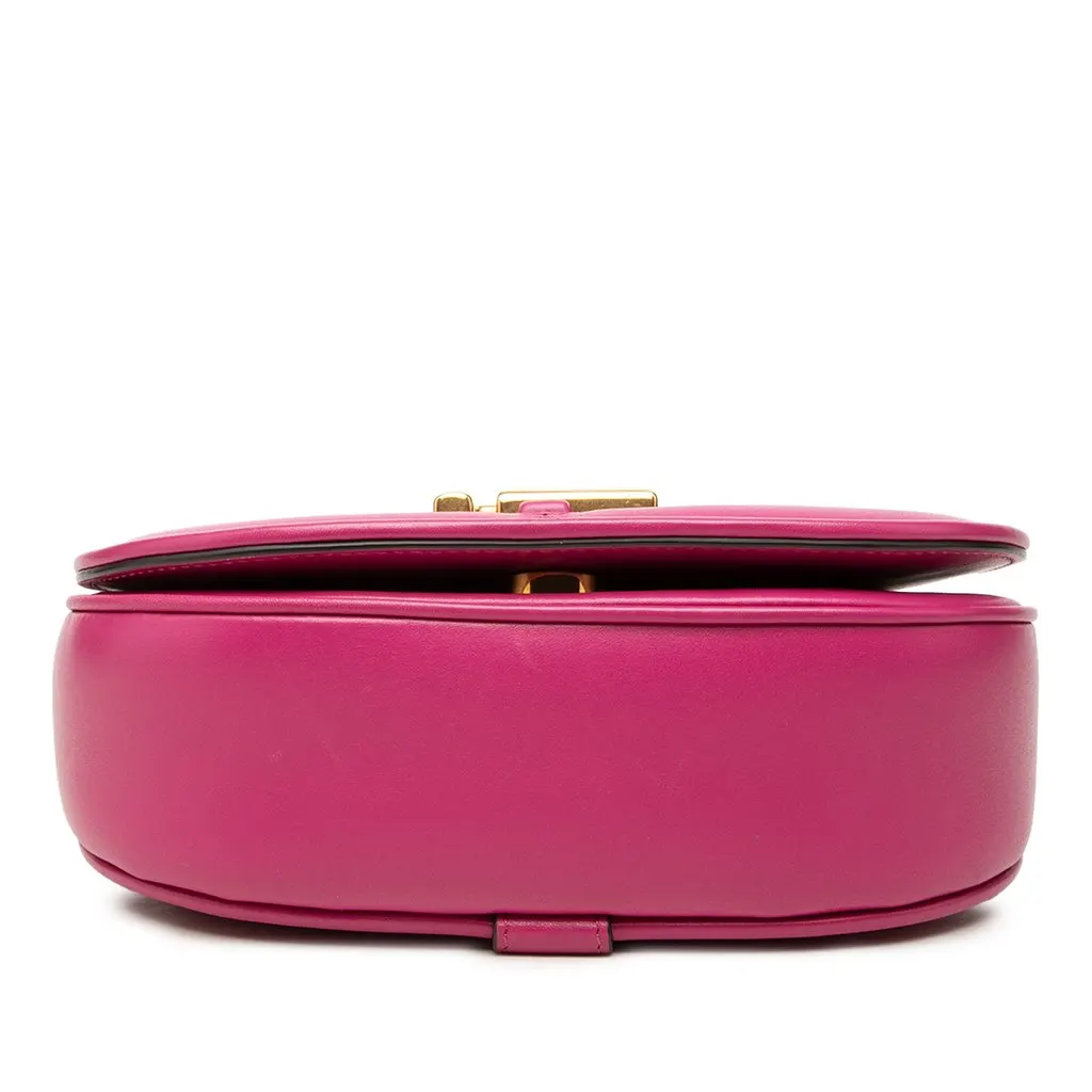 Fendi Mini Leather C mon Crossbody Pink Leather Very good - Inside View