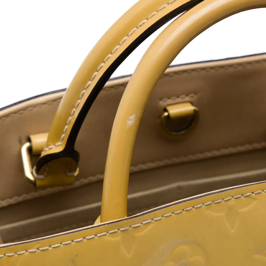 Louis Vuitton Monogram Vernis Montaigne BB Beige Leather Very good - Box View
