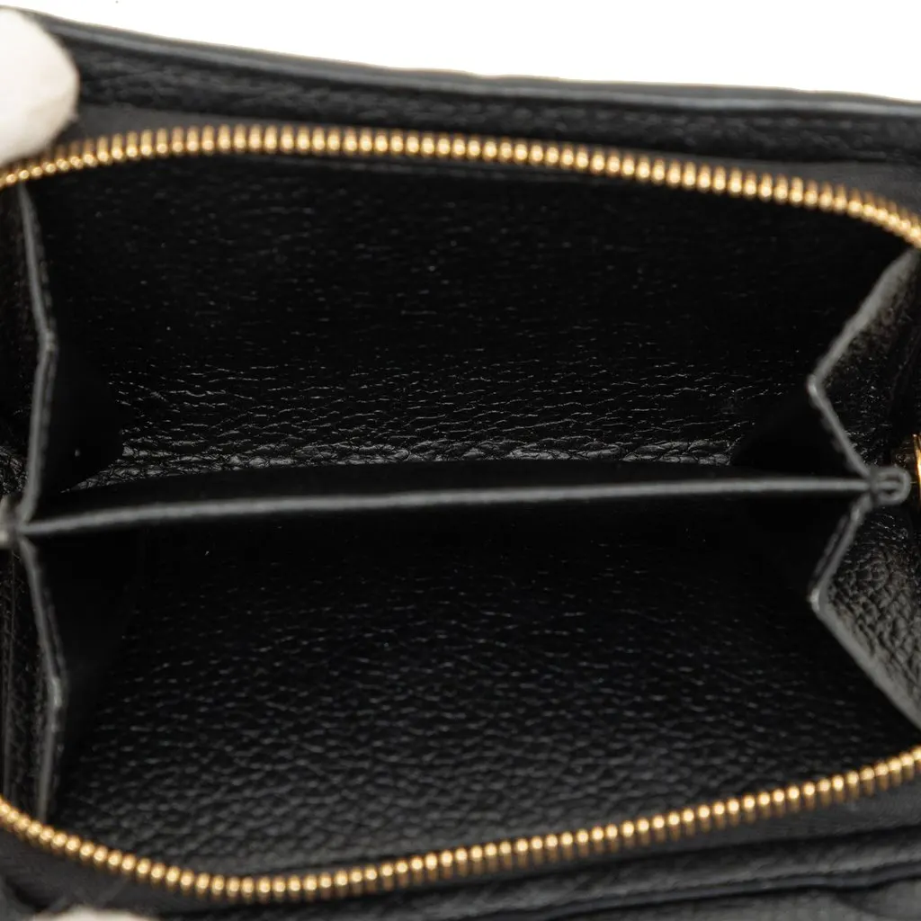 Louis Vuitton Monogram Empreinte Metis Compact Wallet Black Leather Good - Box View
