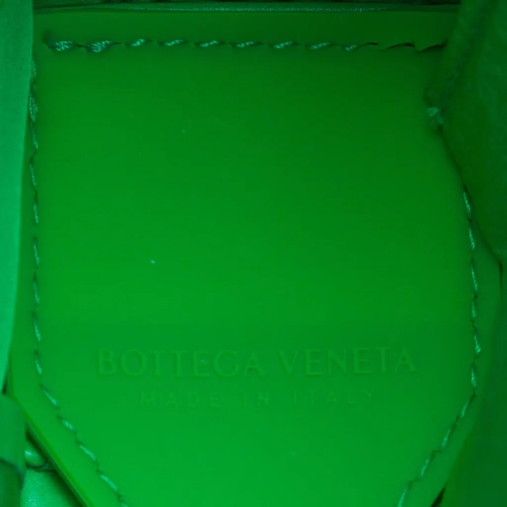 Bottega Veneta Nappa Intrecciato Cassette Crossbody Green Leather Very good - Box View