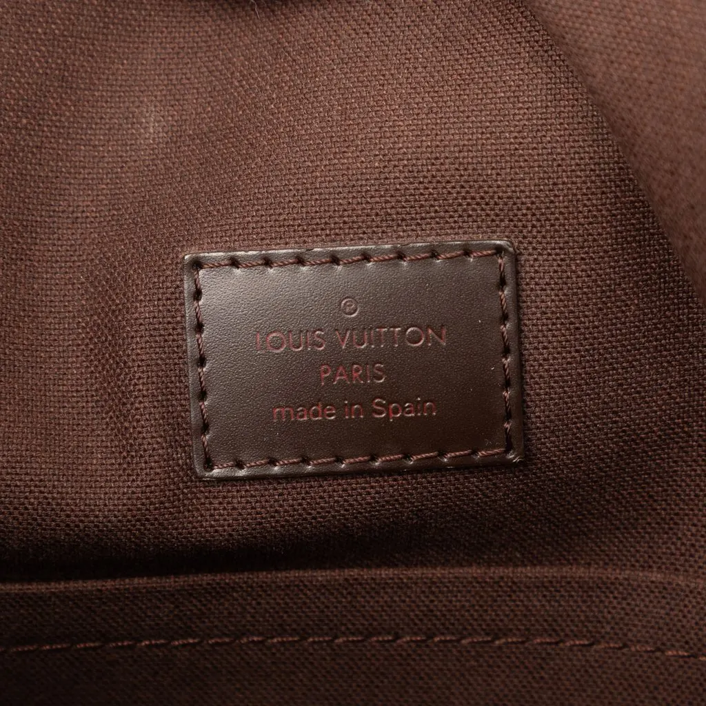 Louis Vuitton Damier Ebene Brooklyn MM Brown Very good - Box View