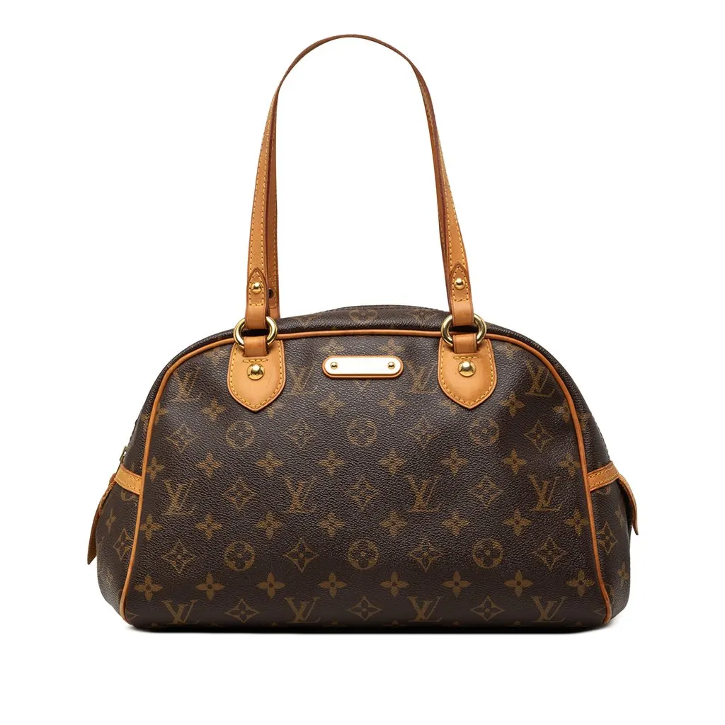 Louis Vuitton Monogram Montorgueil PM Brown Very good - Front View