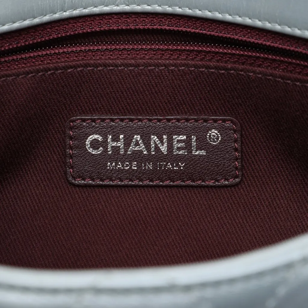 Chanel Medium Quilted Calfskin Coco Pleats Chain Flap MultiColor Leather Very good - Box View