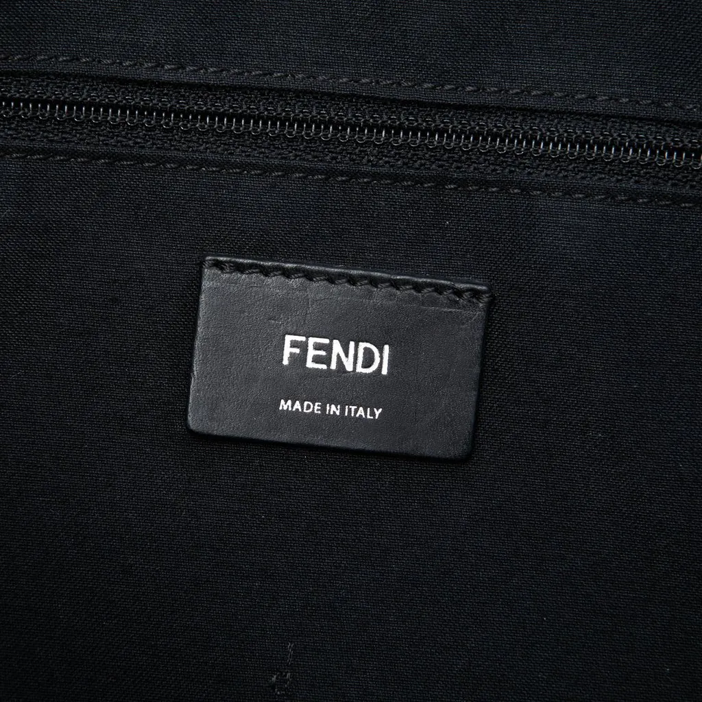 Fendi Zucca Coated Canvas Business Bag Blue Very good - Box View