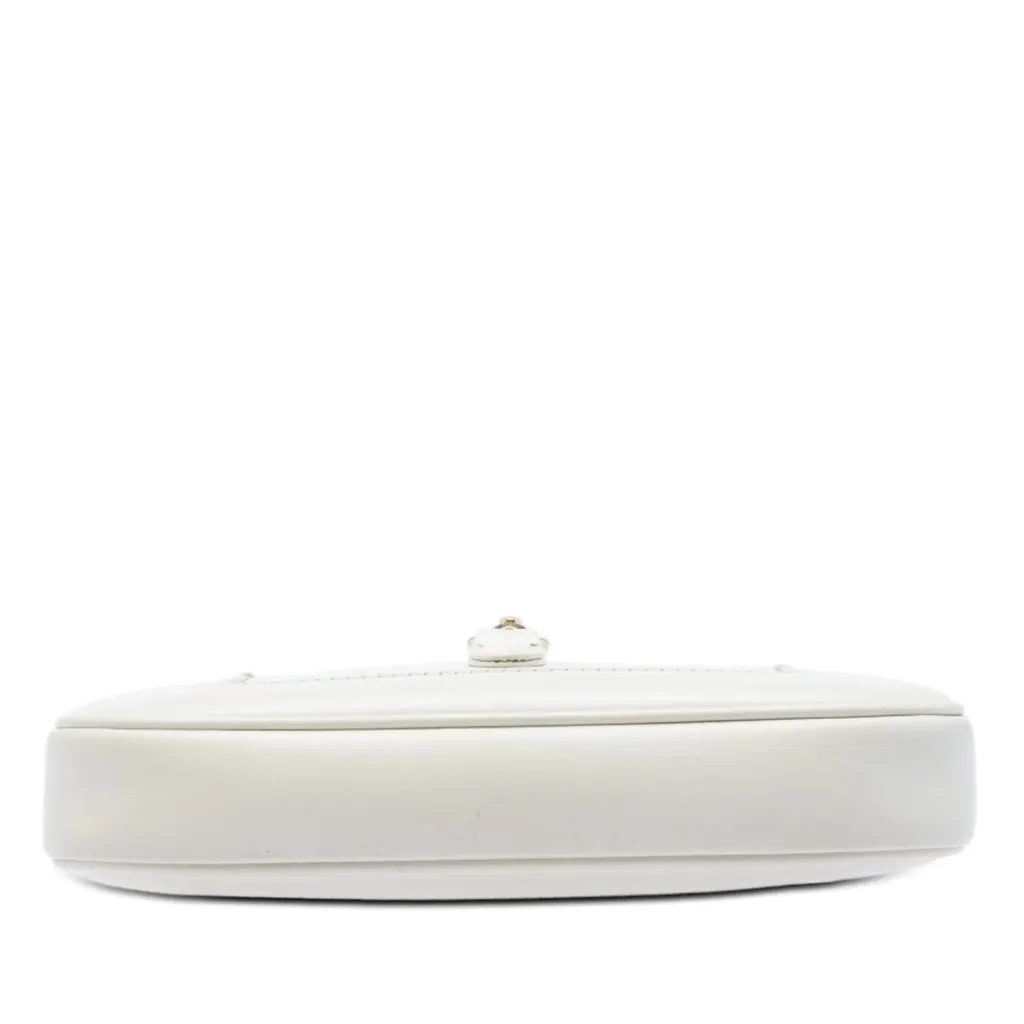 Gucci Mini Calfskin Jackie 1961 Crossbody White Leather Very good - Inside View