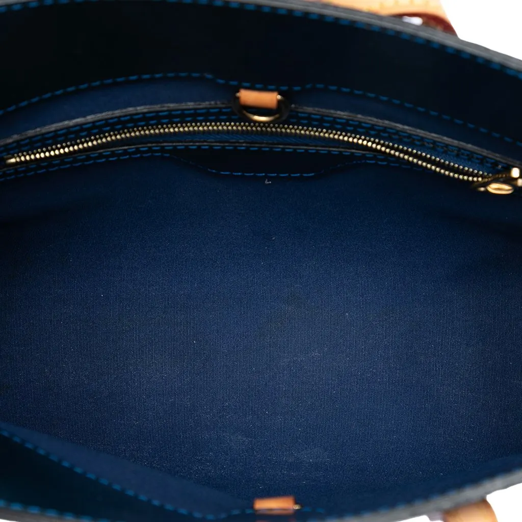 Louis Vuitton Monogram Vernis Catalina BB Blue Leather Very good - Model View