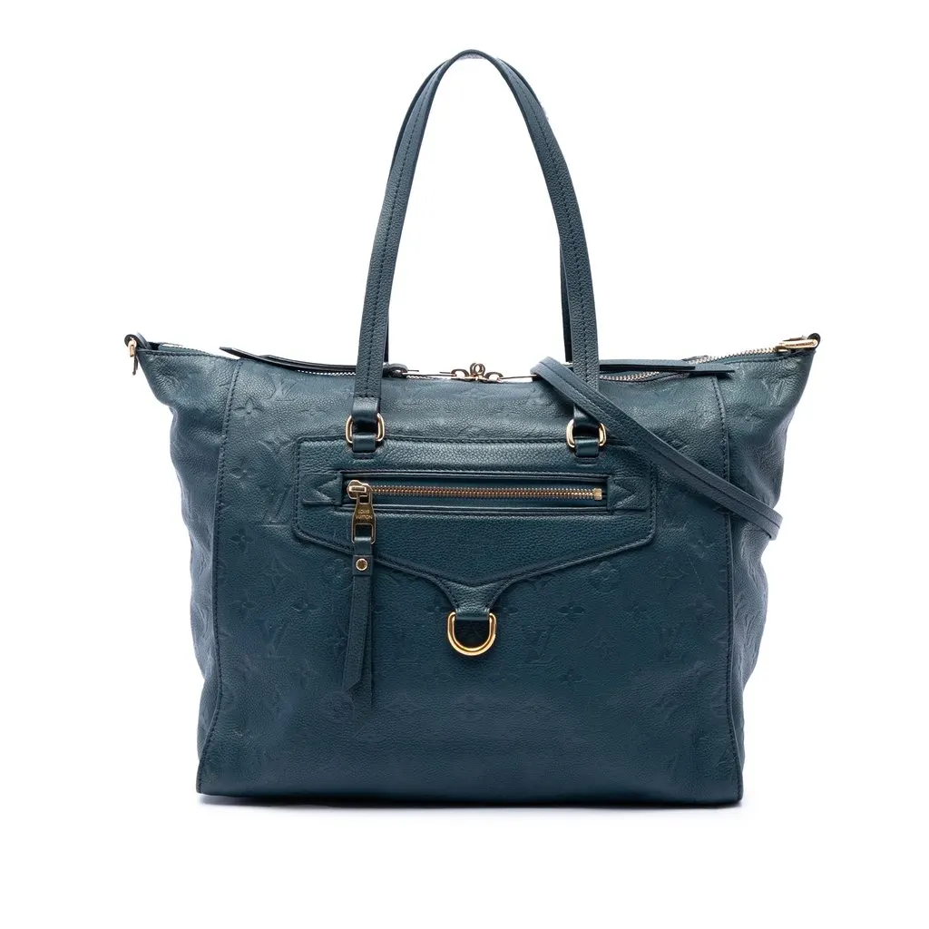 Louis Vuitton Monogram Empreinte Lumineuse PM Blue Leather Very good - Front View