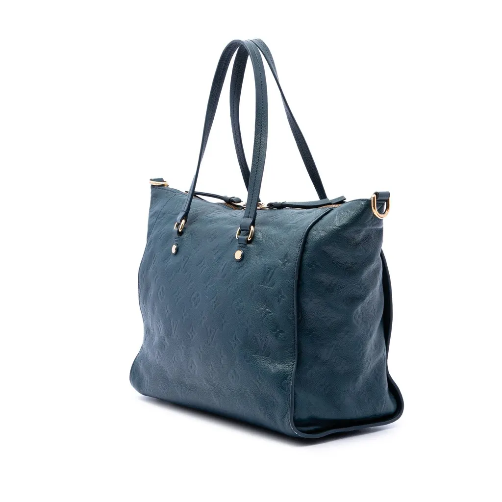 Louis Vuitton Monogram Empreinte Lumineuse PM Blue Leather Very good - Back View
