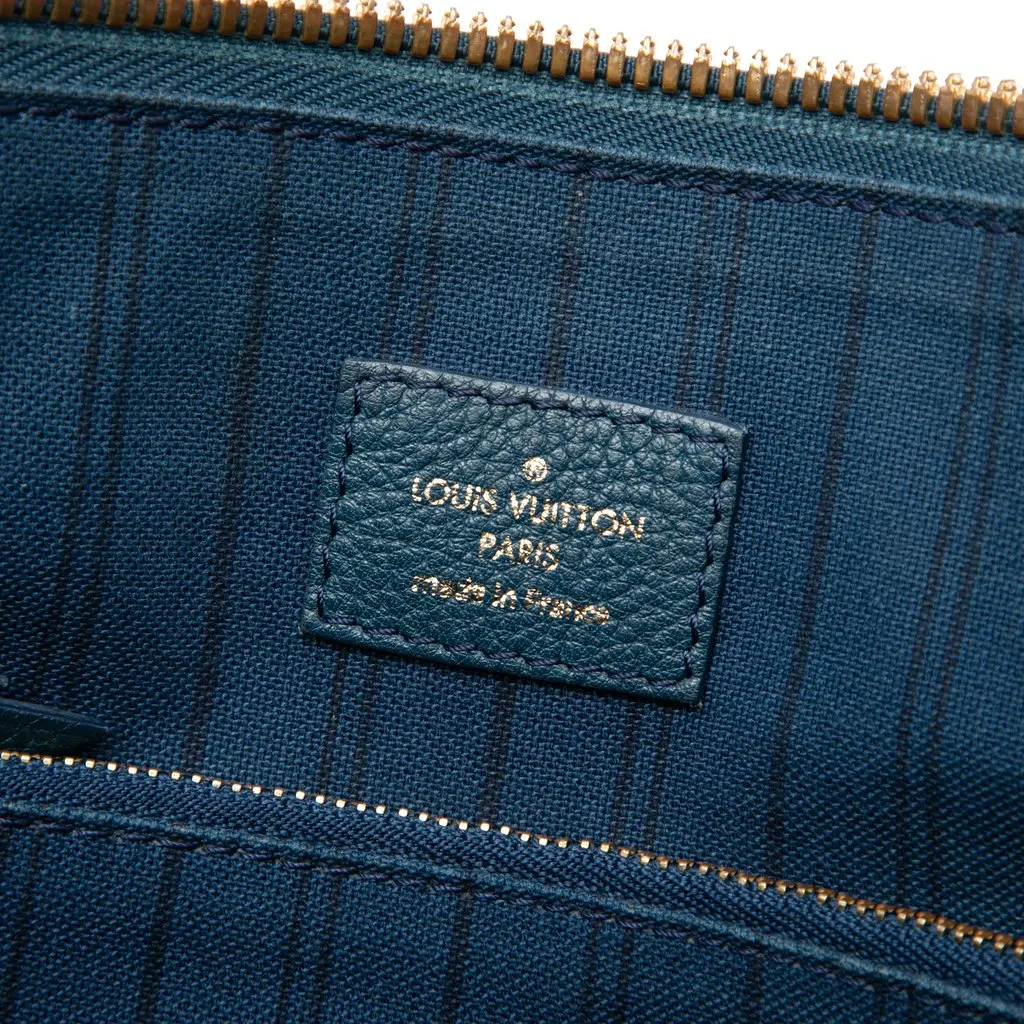 Louis Vuitton Monogram Empreinte Lumineuse PM Blue Leather Very good - Box View