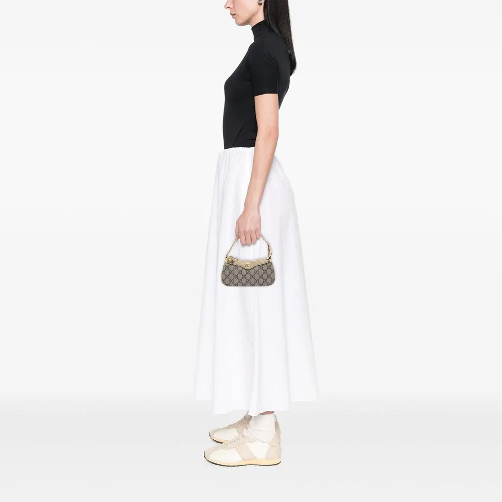 Gucci Small GG Supreme Ophidia Shoulder Bag Beige Very good - Box View