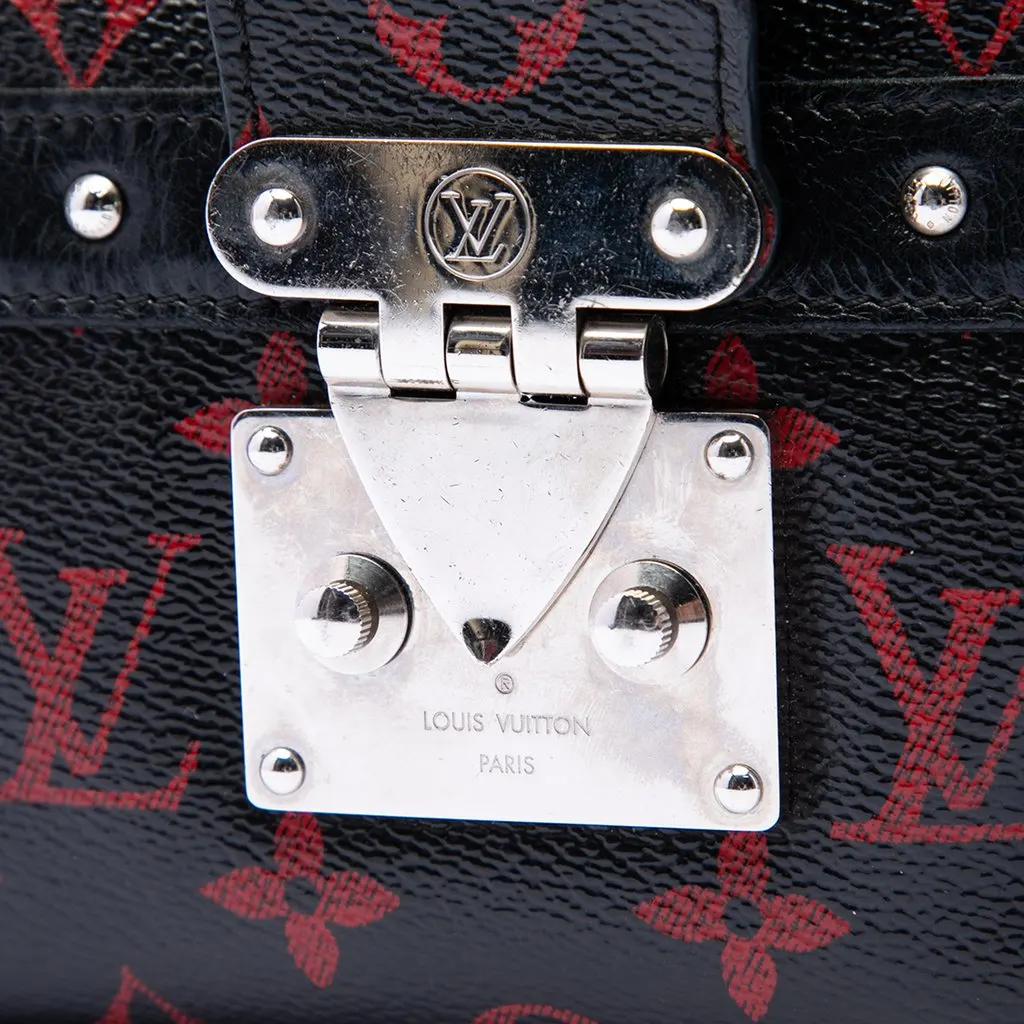 Louis Vuitton Limited Edition Monogram Infrarouge Petite Malle Soft MM Black Very good - Box View
