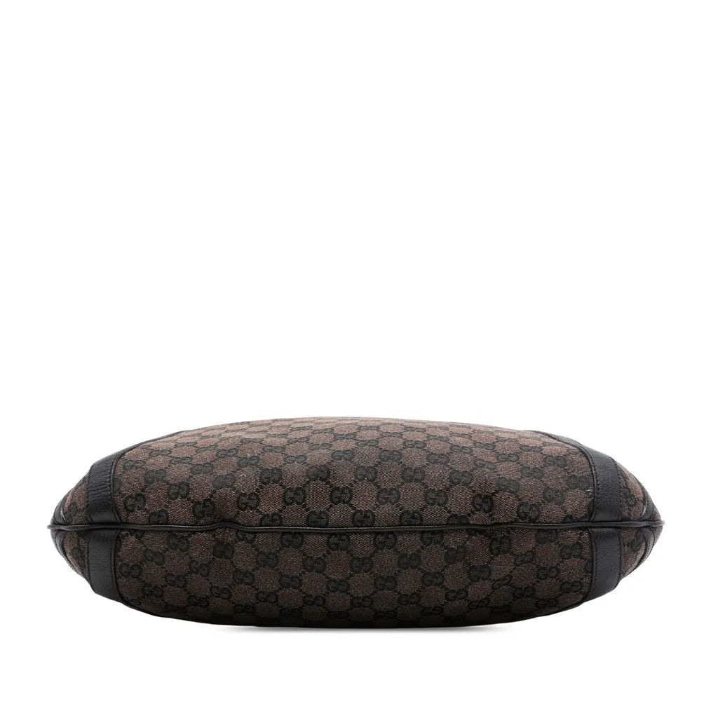 Gucci GG Canvas Abbey D Ring Convertible Satchel Brown Very good - Inside View