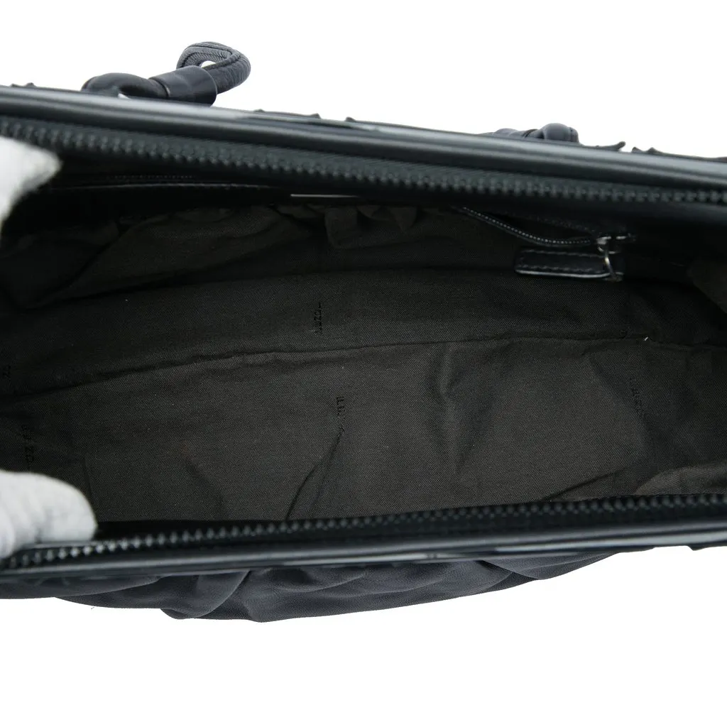 Fendi Leather Convertible To You Tote Black Leather Very good - Model View