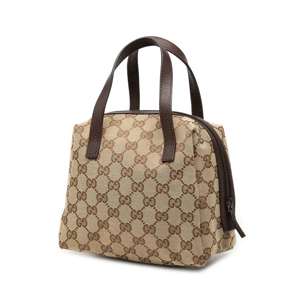 Gucci Mini GG Canvas Balthus Tofu Bag Beige Very good - Back View