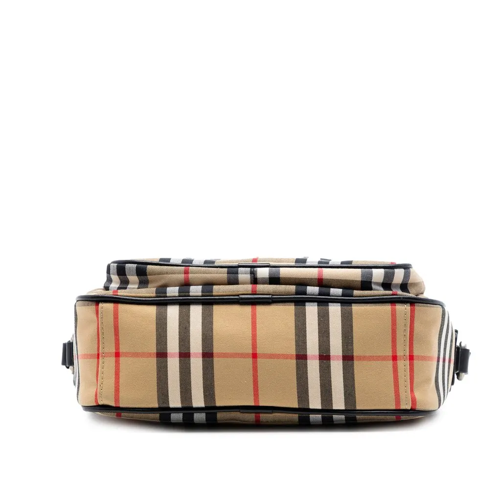 Burberry House Check Canvas Paddy Crossbody Beige Very good - Inside View