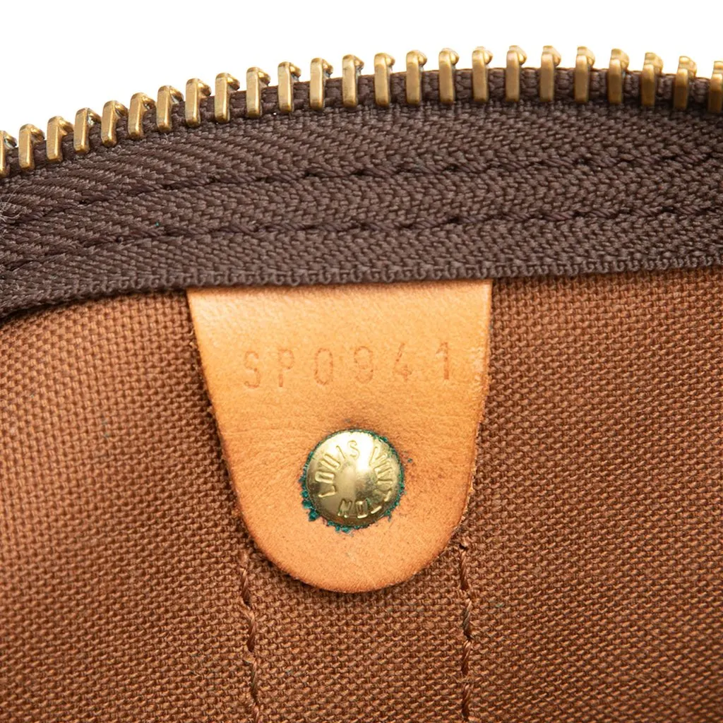 Louis Vuitton Monogram Keepall Bandouliere 55 Brown Good - Box View