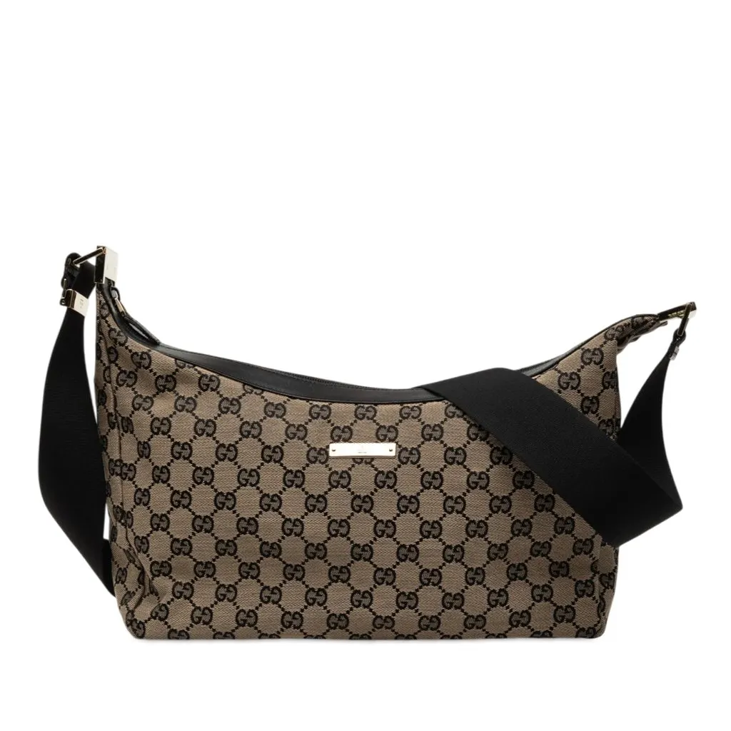 Gucci GG Canvas Crossbody Beige Very good - Front View