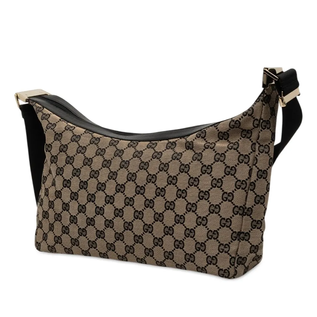 Gucci GG Canvas Crossbody Beige Very good - Back View