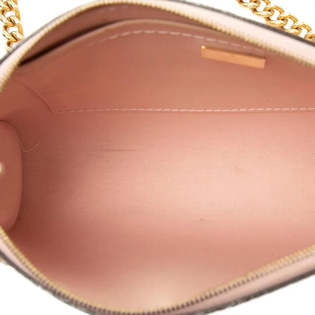 Louis Vuitton Monogram Vernis Santa Monica Beige Leather Very good - Model View