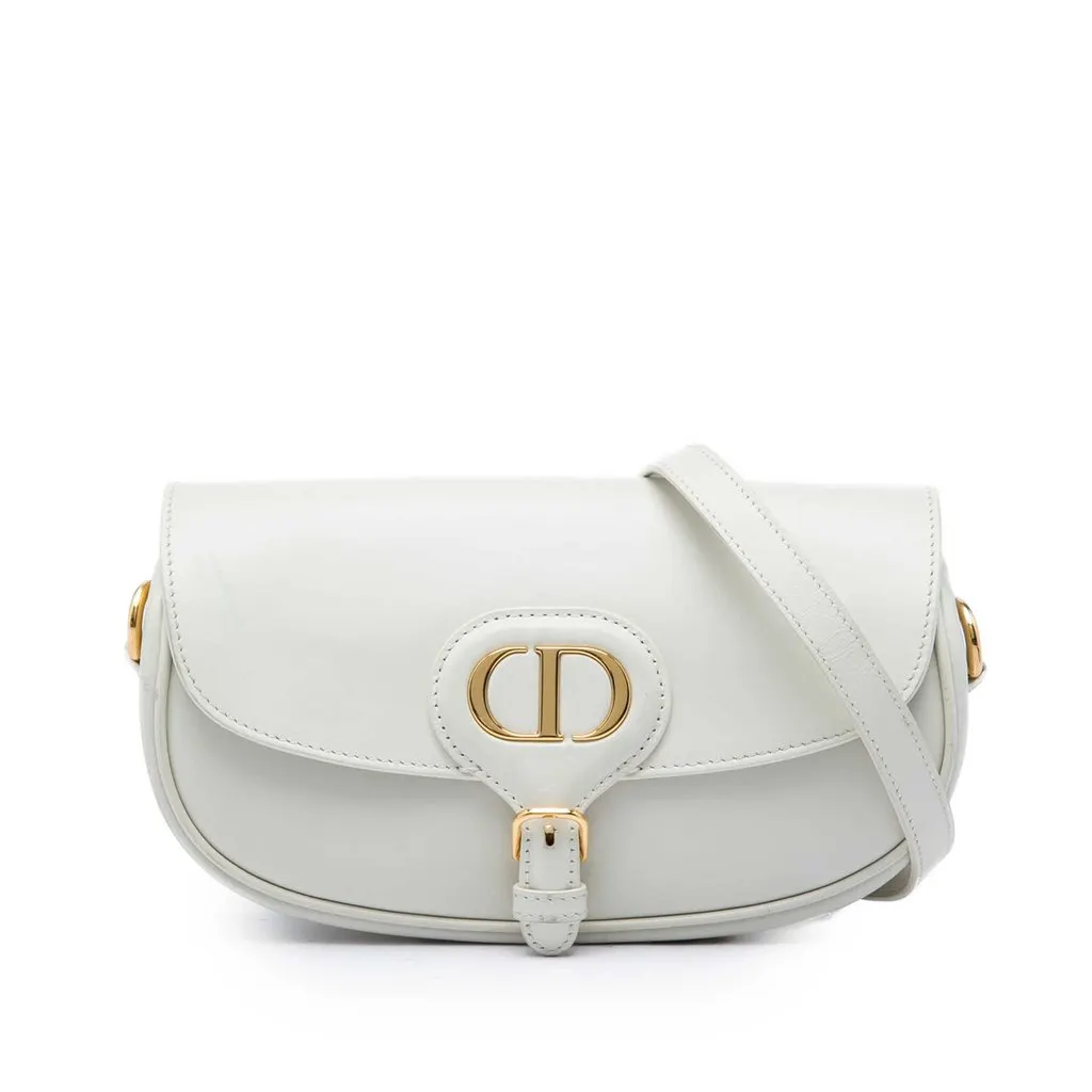 Dior Leather East West Bobby Crossbody White Leather Very good - Front View