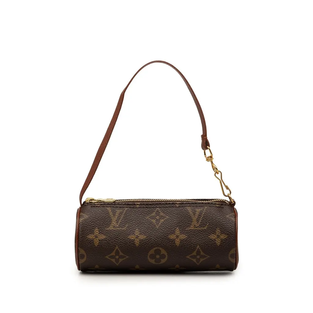 Louis Vuitton Monogram Papillon Pochette Brown Very good - Front View