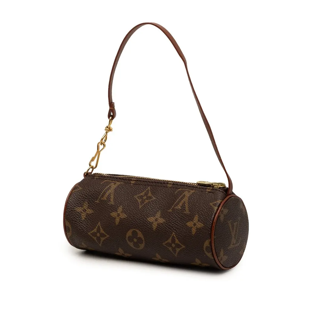 Louis Vuitton Monogram Papillon Pochette Brown Very good - Back View