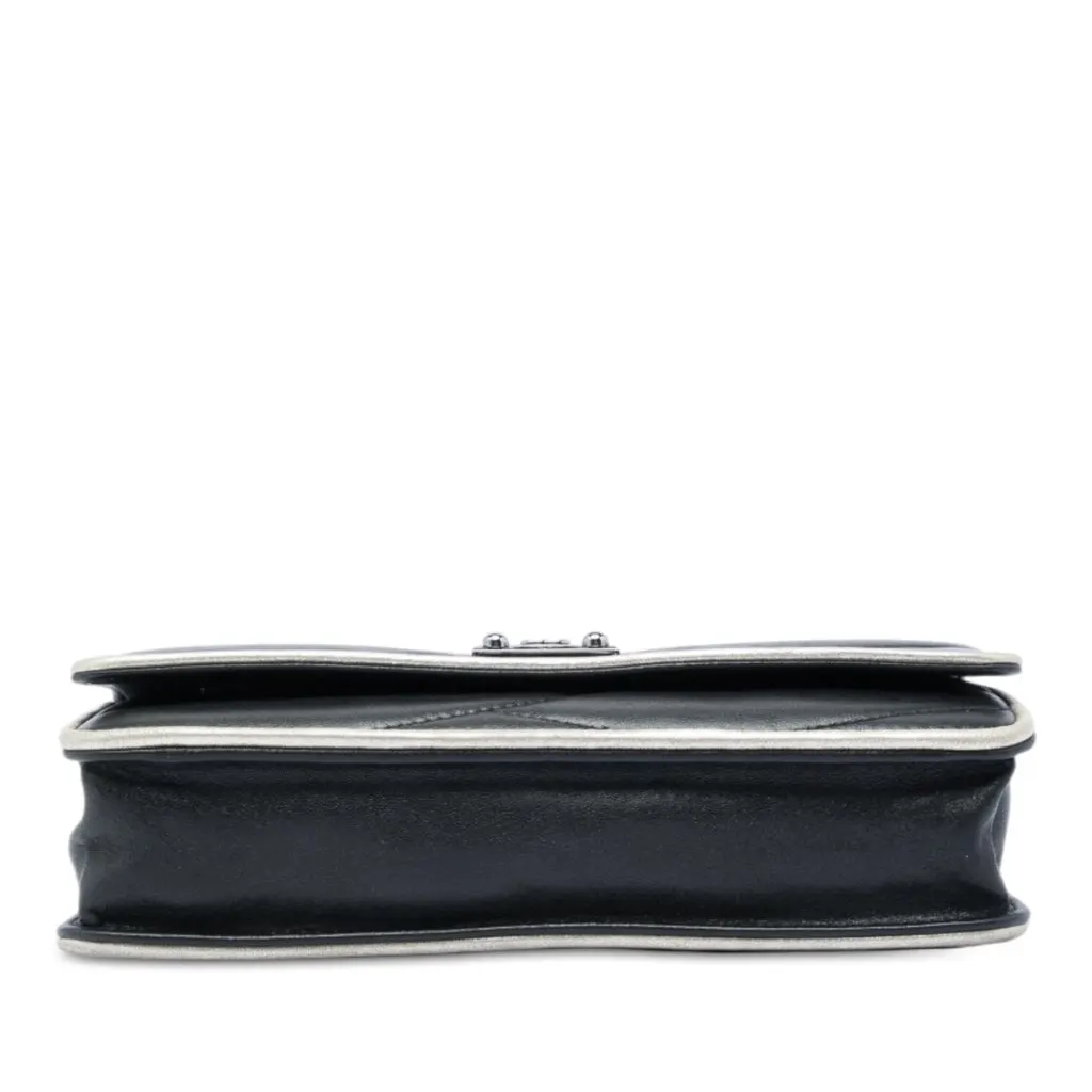 Chanel Lambskin Pagoda Wallet On Chain Black Leather Very good - Inside View