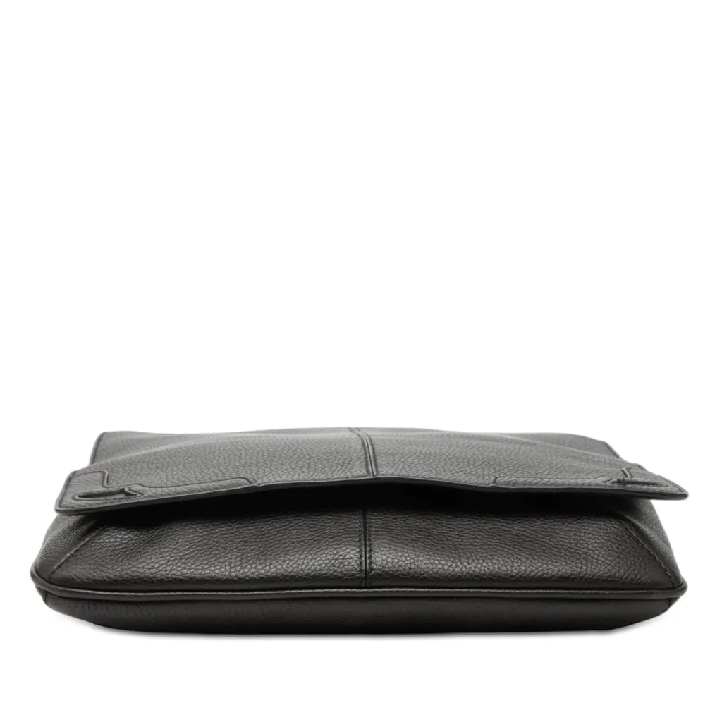Cartier Leather Marcello Messenger Bag Black Leather Very good - Inside View