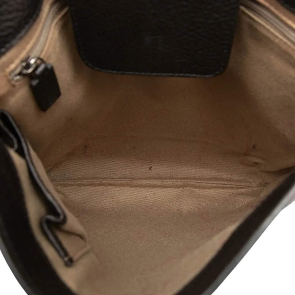 Cartier Leather Marcello Messenger Bag Black Leather Very good - Model View