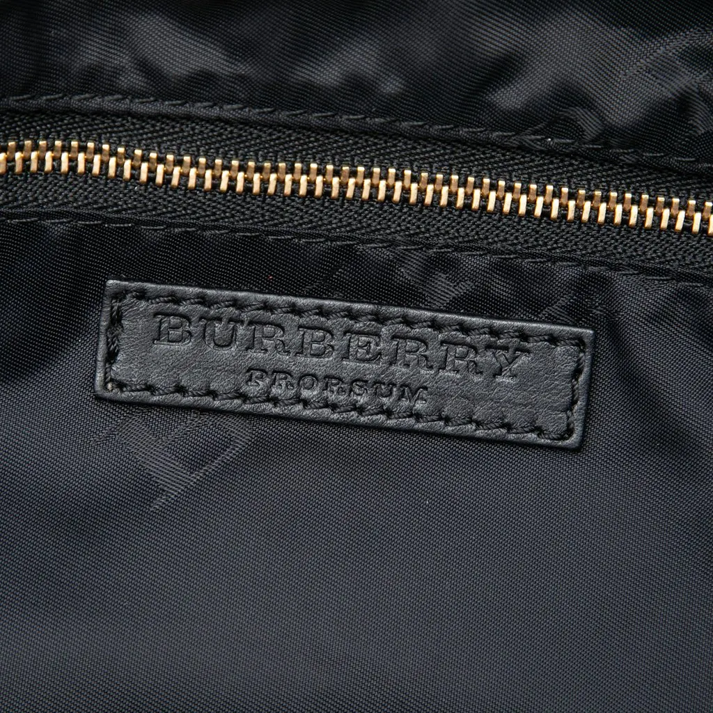Burberry Prorsum Haymarket Check Coated Canvas Brogue Tassel Crossbody Beige Very good - Box View