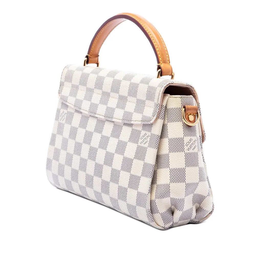 Louis Vuitton Damier Azur Croisette White Canvas Very good - Back View