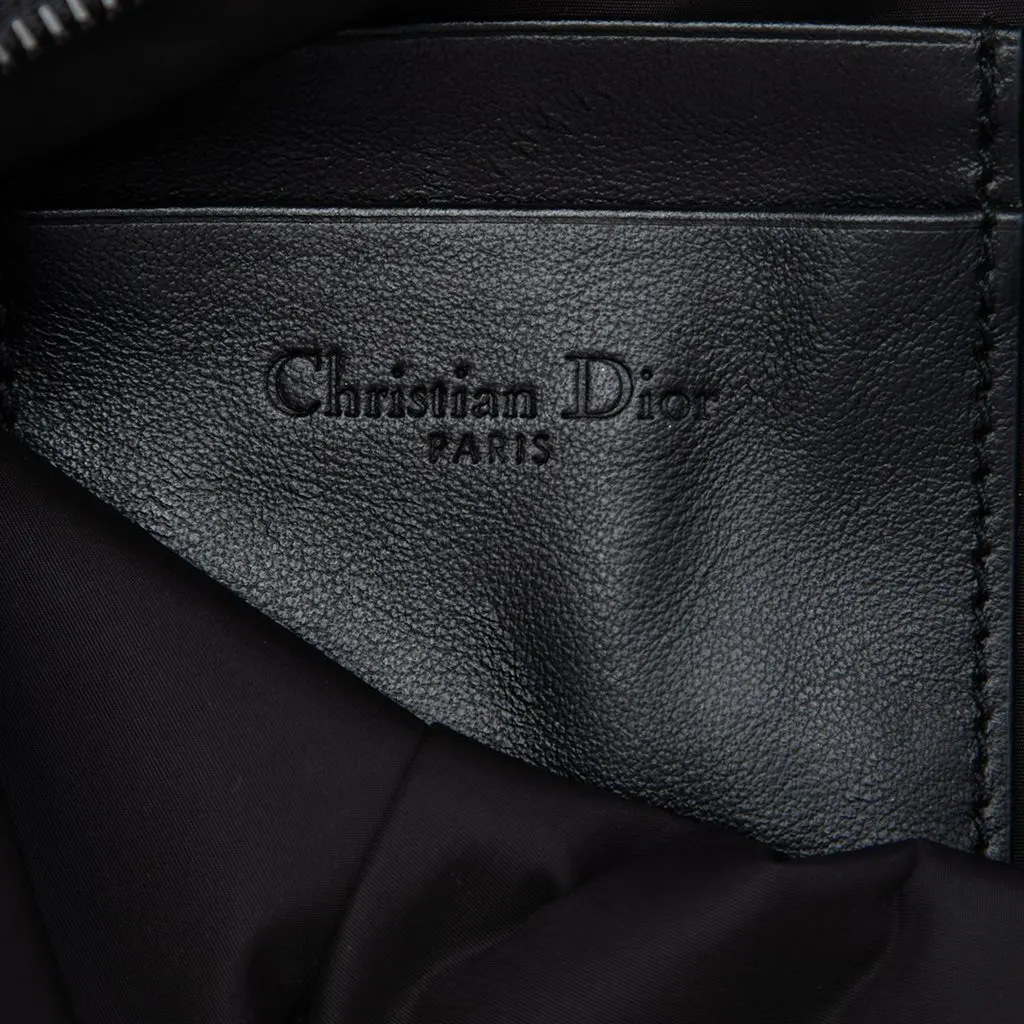 Dior Technical Fabric Embroidered Toile De Jouy DiorTravel Multifunction Pouch Blue Polyamide Very good - Box View