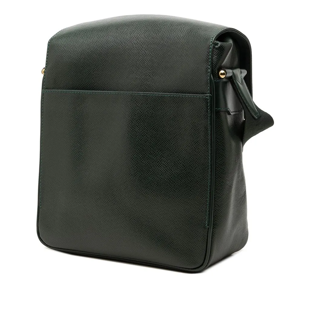 Louis Vuitton Taiga Yaranga Green Leather Good - Back View