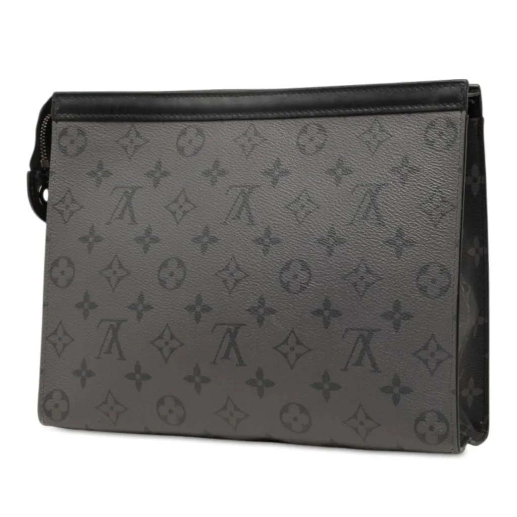 Louis Vuitton Monogram Eclipse Reverse Pochette Voyage MM MultiColor Canvas Very good - Back View