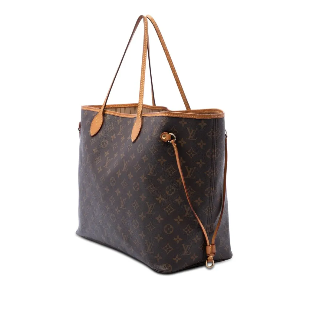 Louis Vuitton Monogram Neverfull GM Brown Canvas Very good - Back View