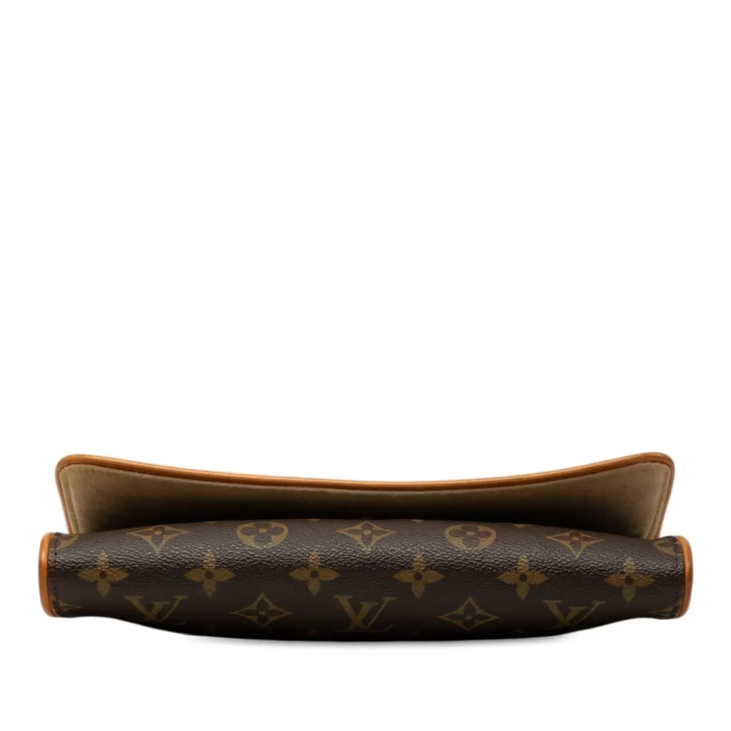 Louis Vuitton Monogram Pochette Twin GM Brown Canvas Very good - Inside View