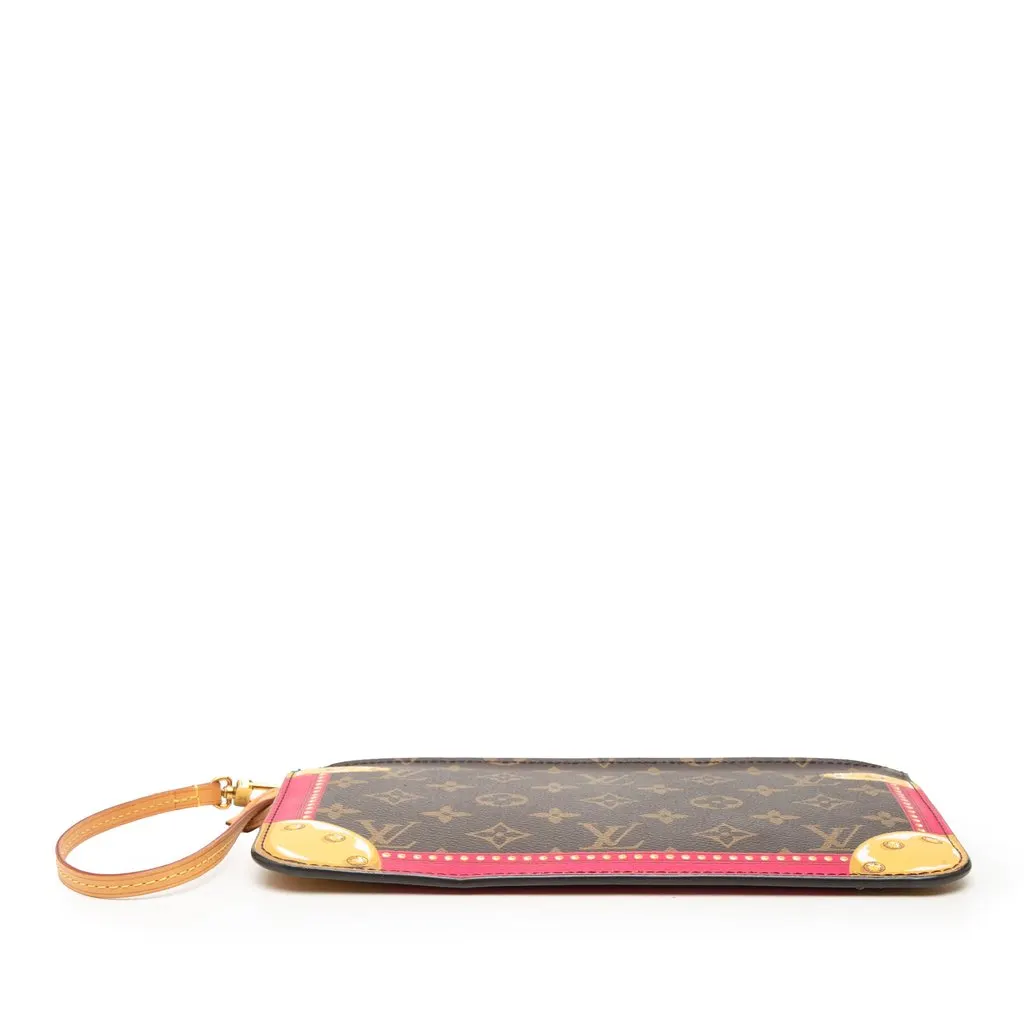 Louis Vuitton Monogram Summer Trunks Neverfull MM Pouch Brown Canvas Very good - Inside View
