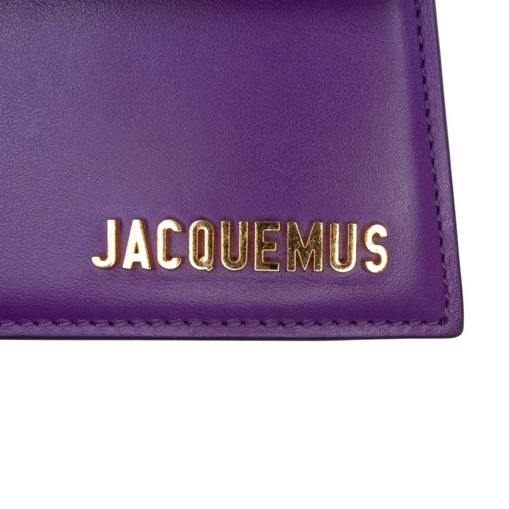 Jacquemus Leather Le Chiquito Moyen Purple Leather Very good - Box View