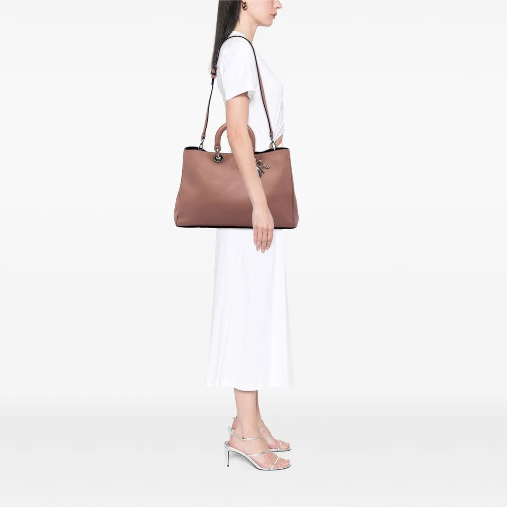 Dior Large Calfskin Diorissimo Tote Pink Leather Very good - Box View