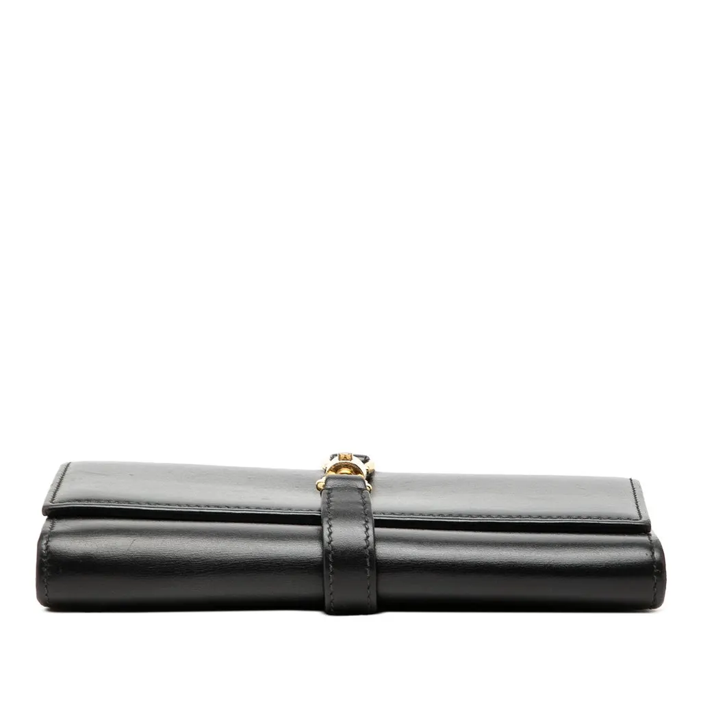 Gucci Calfskin Jackie 1961 Wallet On Chain Black Leather Very good - Inside View
