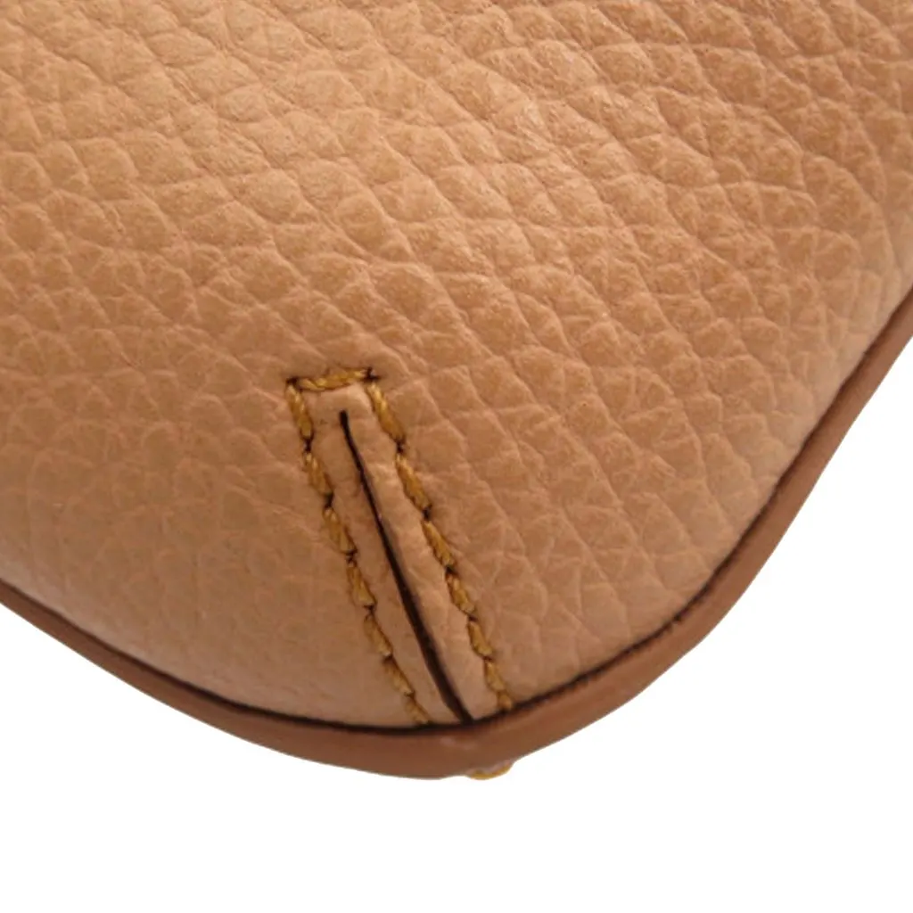 Chloé Leather Walden Phone Pouch Brown Leather Very good - Model View