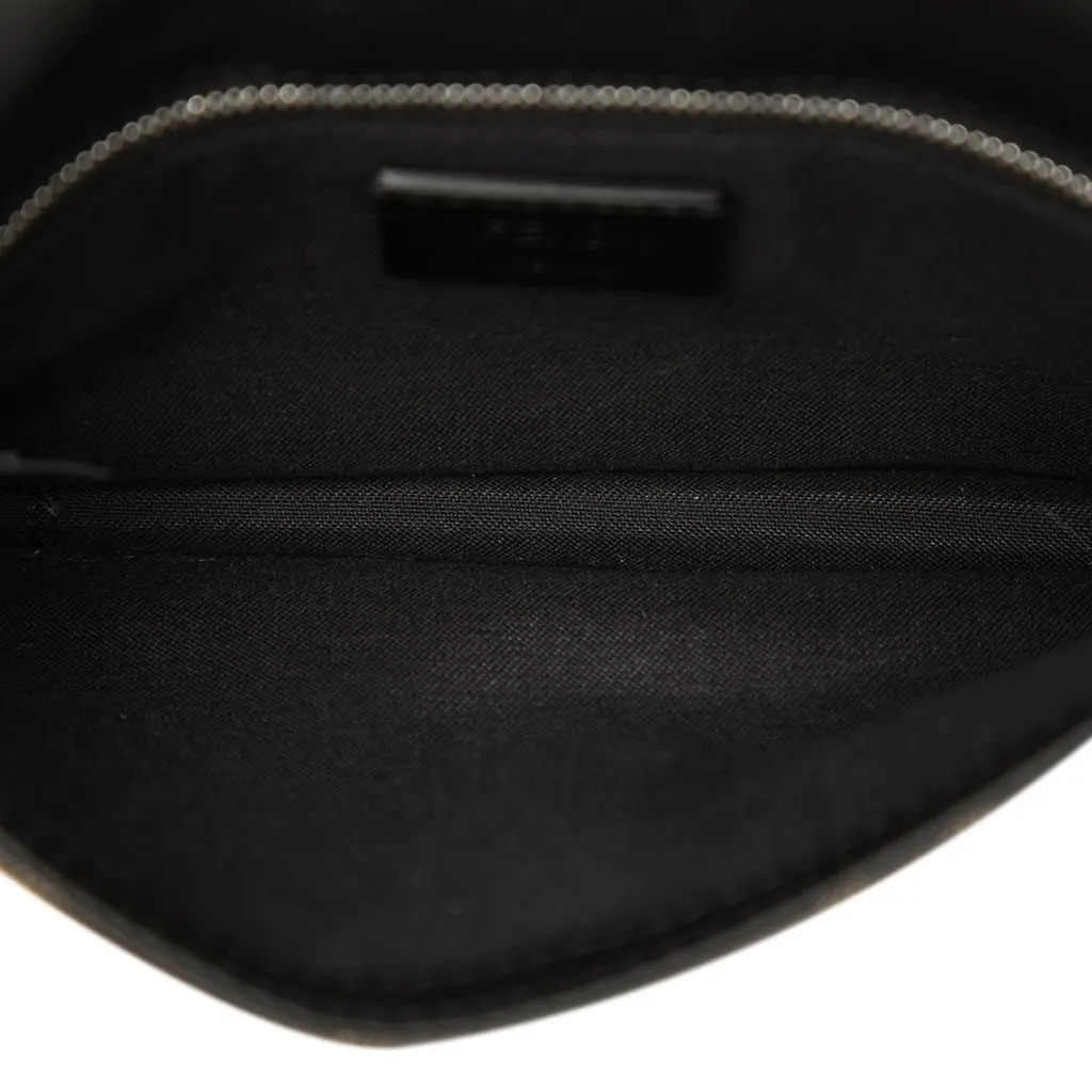 Fendi Zucca Canvas Convertible Baguette Pouch Brown Very good - Model View
