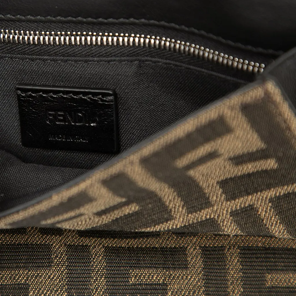 Fendi Zucca Canvas Convertible Baguette Pouch Brown Very good - Box View