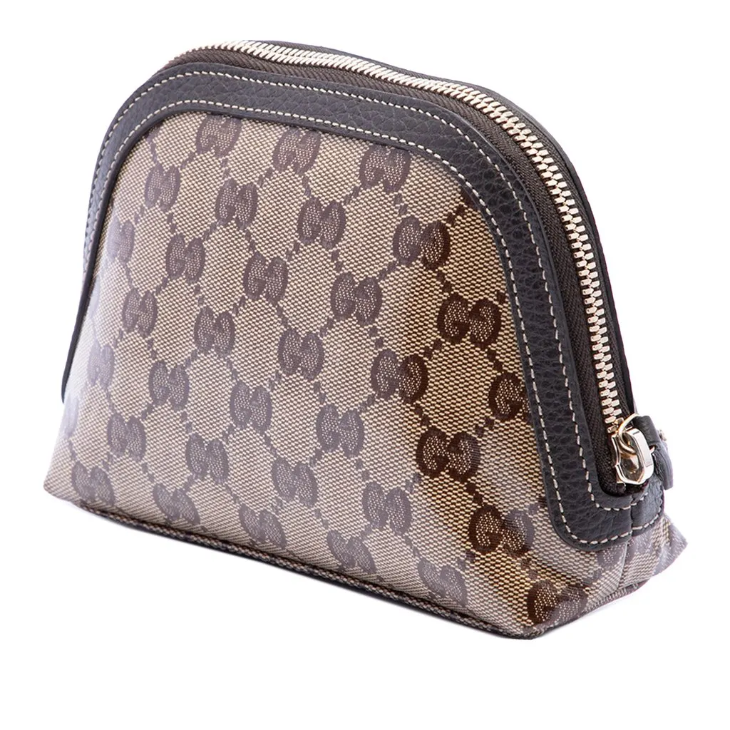 Gucci GG Crystal Pouch Beige Very good - Back View