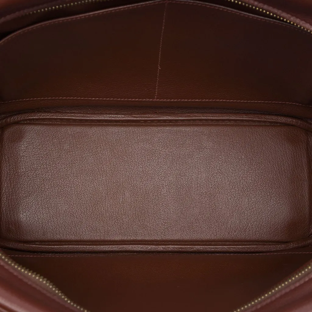 Hermès Fjord Plume 32 Red Leather Very good - Model View